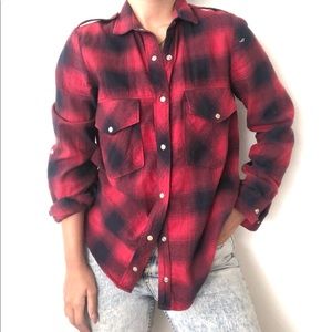 Zara plaid shirt size small